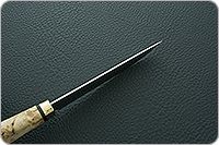 Кухонный нож Овощной карельская береза, rwl-34, латунь : фото 8