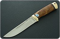 Нож Бекас кап березовый, 100х13м, латунь : фото 2