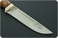 Нож Бекас кап березовый, 100х13м, латунь : фото 4