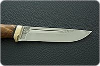 Нож Бекас кап березовый, 100х13м, латунь : фото 7