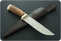 Нож Бекас кап березовый, 100х13м, латунь : фото 9