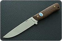 Нож Стриж  накладки орех, 95х18, цельнометаллический : фото 2
