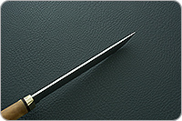 Нож Бурятский средний кап березовый, эп-766, латунь : фото 6