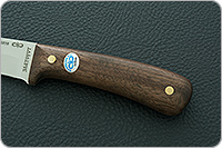 Нож Лиса ЦМ накладки орех, 95х18, цельнометаллический : фото 6