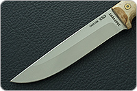 Нож Лиса ЦМ накладки стабилизированная карельская береза, 100х13м, цельнометаллический : фото 3