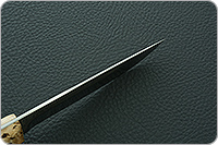 Нож Лиса ЦМ накладки стабилизированная карельская береза, 100х13м, цельнометаллический : фото 9