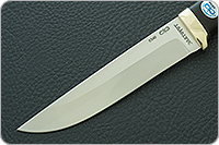 Нож Лиса граб - черное дерево, латунь, без дополнительной обработки : фото 3