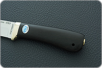 Нож Лиса граб - черное дерево, латунь, без дополнительной обработки : фото 6