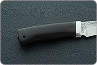 Нож Клычок-3 граб - черное дерево, 95х18, алюминий : фото 5