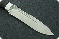 Нож Скорпион наборная кожа, 50х14мф, алюминий : фото 4