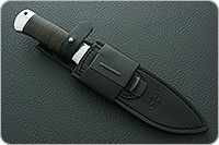 Нож Скорпион наборная кожа, 50х14мф, алюминий : фото 10