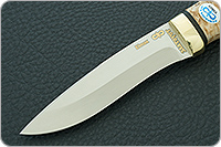 Нож Шаман-2 карельская береза, elmax, латунь : фото 3