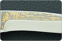 Нож Шаман-2 карельская береза, elmax, латунь : фото 8