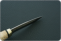 Нож Шаман-2 карельская береза, elmax, латунь : фото 9