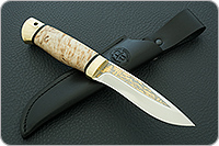 Нож Шаман-2 карельская береза, elmax, латунь : фото 10