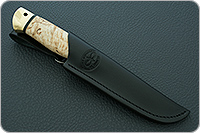 Нож Шаман-2 карельская береза, elmax, латунь : фото 11