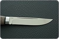 Нож Финка-Лаппи стабилизированная карельская береза, d2, алюминий : фото 7