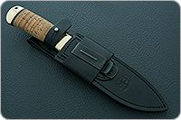 Нож Скорпион береста, 100х13м, латунь : фото 11