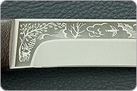 Нож Шаман-1 наборная кожа, 100х13м, текстолит : фото 8