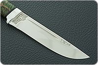 Нож Бекас стабилизированная карельская береза, 100х13м, алюминий : фото 4