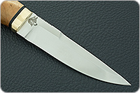 Нож Хаски кап ореховый, 95х18, латунь : фото 4