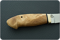 Нож Хаски кап ореховый, 95х18, латунь : фото 5
