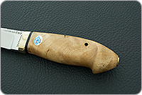 Нож Хаски кап ореховый, 95х18, латунь : фото 6