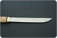 Нож Бурятский средний карельская береза, elmax, латунь : фото 7