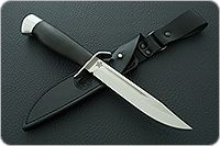 Нож Штрафбат граб - черное дерево, s390, алюминий : фото 9