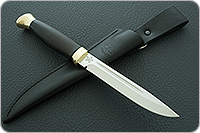 Нож Финка-3 граб - черное дерево, 100х13м, латунь : фото 7