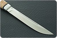 Нож Бурятский малый карельская береза, 100х13м, алюминий : фото 4