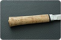 Нож Бурятский малый карельская береза, 100х13м, алюминий : фото 5