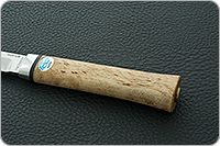 Нож Бурятский малый карельская береза, 100х13м, алюминий : фото 6