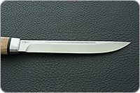 Нож Бурятский малый карельская береза, 100х13м, алюминий : фото 7