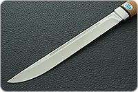 Нож Бурятский средний кап березовый, 95х18, алюминий : фото 3