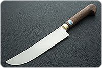 Нож Пчак орех, 100х13м, латунь : фото 2