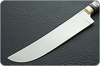 Нож Пчак орех, 100х13м, латунь : фото 3