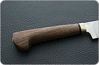 Нож Пчак орех, 100х13м, латунь : фото 5