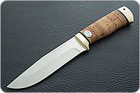 Нож Турист береста, 95х18, латунь : фото 2