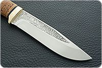 Нож Турист береста, 95х18, латунь : фото 4