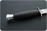 Нож Финка-2 граб - черное дерево, n690, алюминий : фото 5