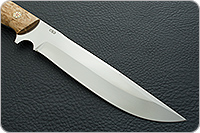 Нож Рифей накладки стабилизированная карельская береза, эп-766, цельнометаллический : фото 4