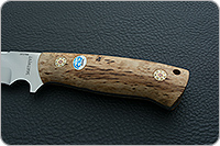 Нож Рифей накладки стабилизированная карельская береза, эп-766, цельнометаллический : фото 6