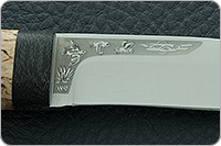 Нож Шашлычный малый карельская береза, эп-766, текстолит : фото 8