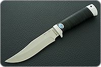 Нож Клычок-1 наборная кожа, 95х18, алюминий : фото 2