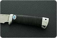 Нож Клычок-1 наборная кожа, 95х18, алюминий : фото 6