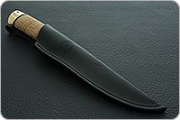 Нож Бекас береста, s390, латунь : фото 12