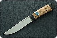 Нож Шашлычный малый карельская береза, k390, текстолит : фото 2