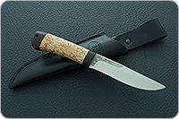 Нож Шашлычный малый карельская береза, k390, текстолит : фото 10