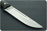 Нож Бекас ЦМ накладки текстолит, d2, цельнометаллический : фото 4